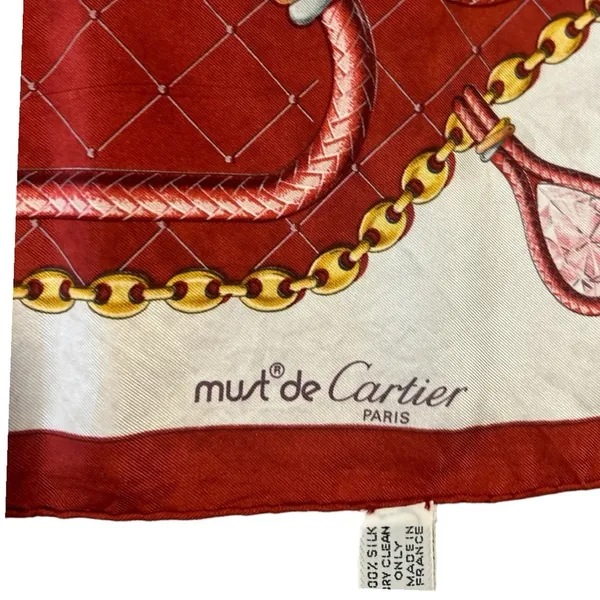 Cartier silk scarf - Image 4