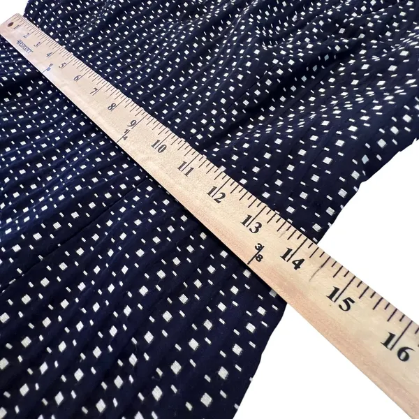 Tommy Hilfiger Sleeveless Sheath Dress Navy White‎ Geometric Textured Size 0 - Image 8