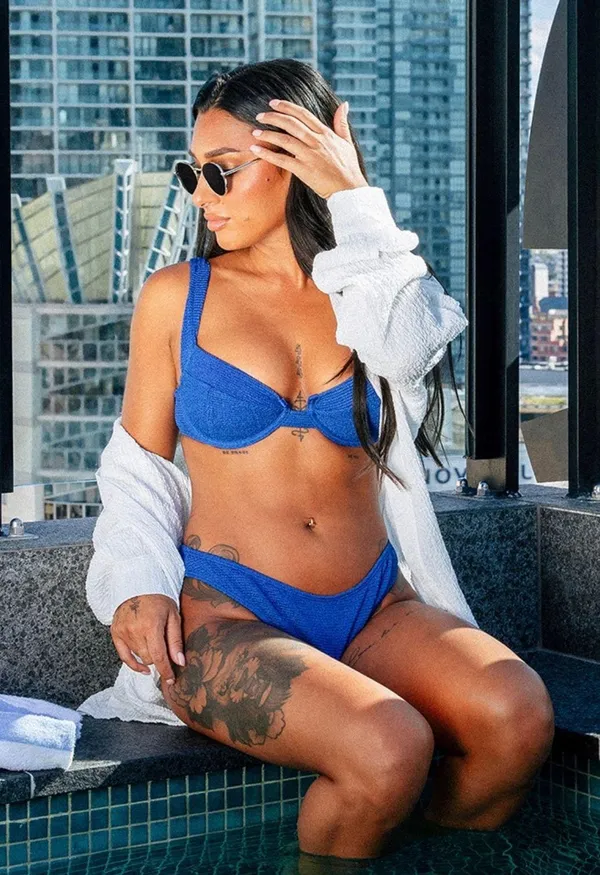 Brand New Bright Blue Bikini - Image 2