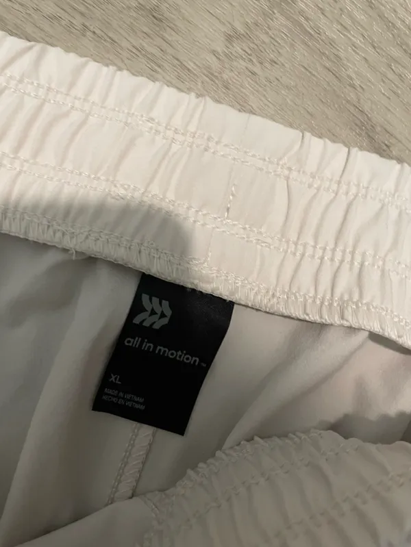 all in motion Women's Light Cream Drawstring Joggers - Image 2