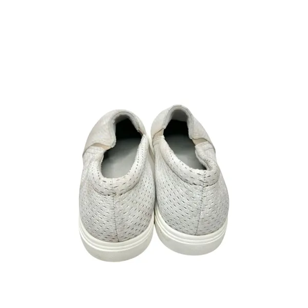 Naturalizer Aileen Grey‎ Metallic Perforated Leather Slip On Sneakers Womens 9M - Image 6