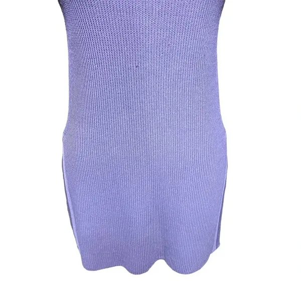 Aritzia Wilfred‎ Palmier Sleeveless Tunic Sweater Purple Size Medium - Image 5