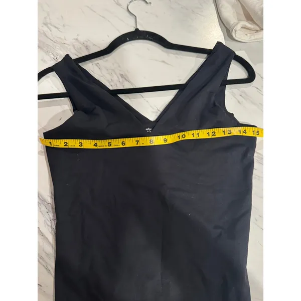 Abercrombie & Fitch Black‎ Bodysuit Women’s Medium V-Neck Sleeveless Stretch - Image 5