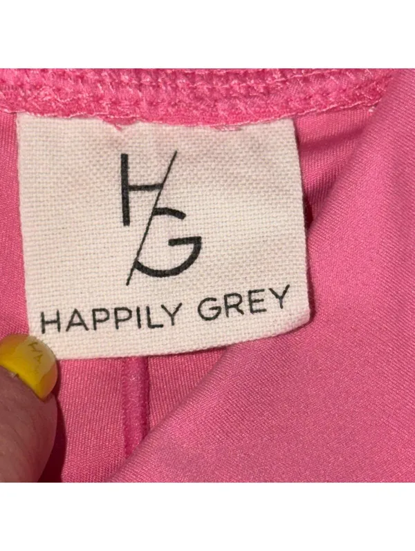 Happily Grey Large Criss Cross Shorts Pink - Image 7