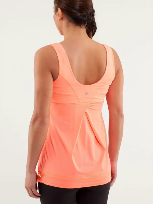 lululemon athletica Coral-Orange Activewear Top - Image 8