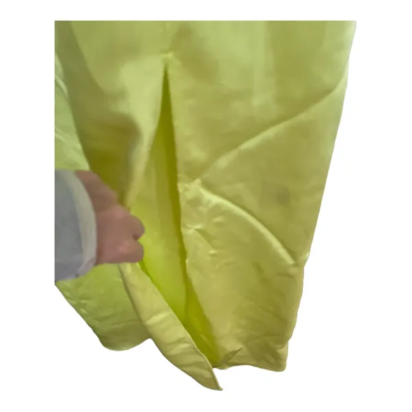 Zara Satin lime green dress Xs - Image 14