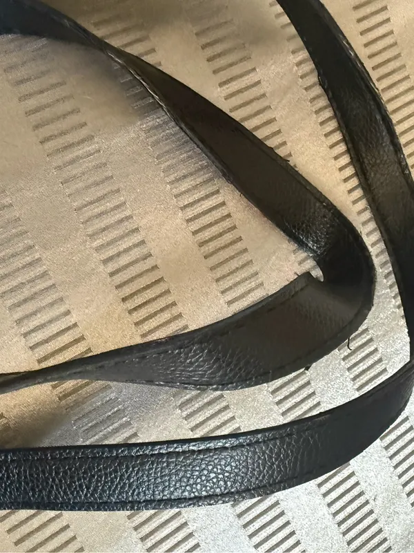 Botkier New York Bond Black Nylon Tote Bag Leather Trim Side Zip Detail - Image 7