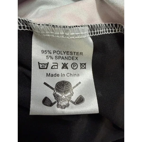 Tattoo Golf Blade Collection Skull Polo Shirt Women's XL Edgy‎ Bikercore Goth - Image 4