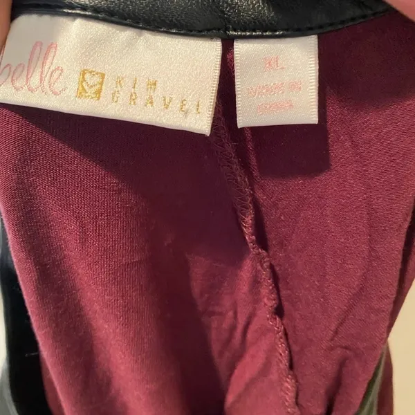 Maroon tunic belle by‎ Kim gravel size xl - Image 5