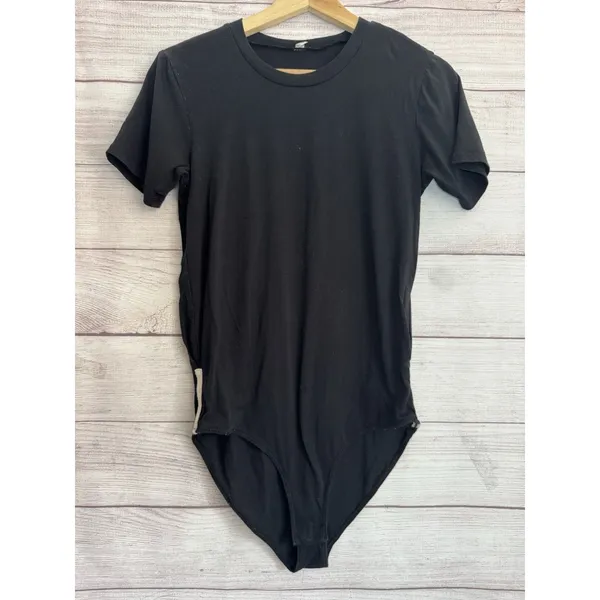Free People In My Tee Bodysuit BLACK SZ XS - Image 3