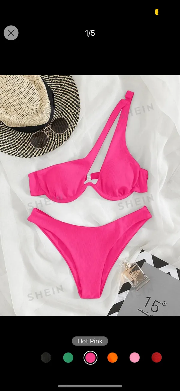 SheIn One Shoulder Bikini - Image 3
