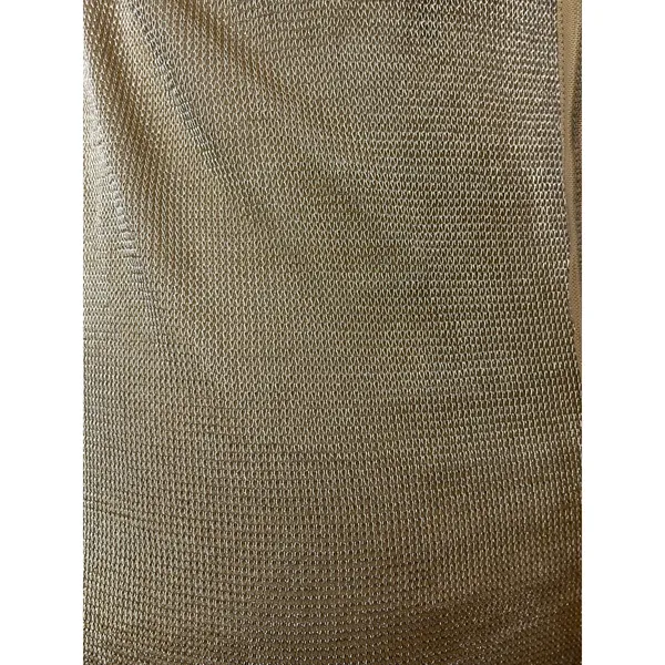 ASOS Gold Sheer Chainmail Square Neck Strappy Cami Camisole Mini Tank Dress Sz 4 - Image 3