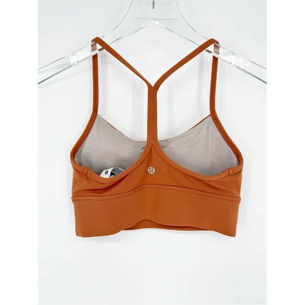 Lululemon Y Flow Nulu Low Impact Sports‎ Bra Women's 4 Sable Activewear - Image 4