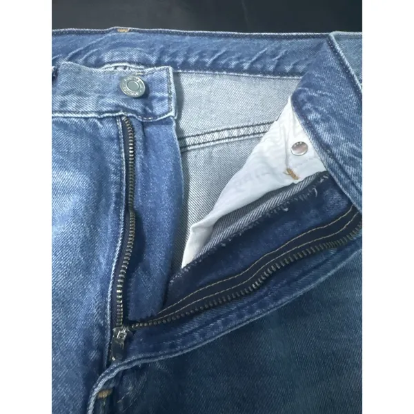 GAP Jeans Women's Sz 28 6R Distressed Loose High Rise Stretch Denim Mom - Image 9
