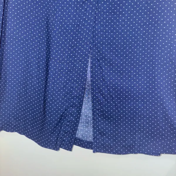 Samantha Lee Blue & White Polka Dot Maxi Skirt - Image 5
