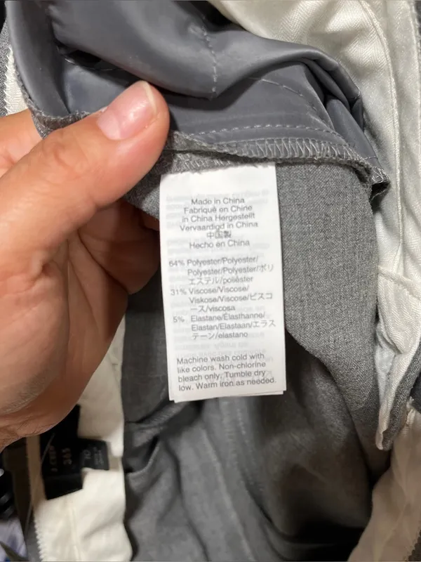 NWT J Crew 365 Women’s Grey Wide-Leg Cropped Dress Pants size 10 trousers - Image 9