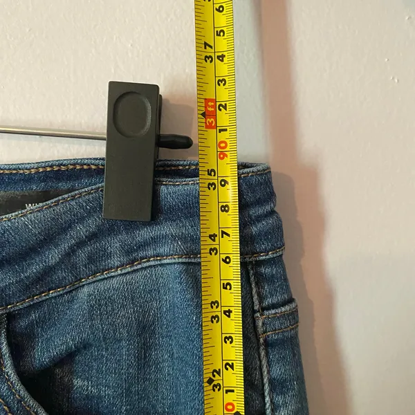 Judy Blue Wide Leg Medium Wash Jeans Cropped Fit High Rise Women's size 11 / 30 - Image 8