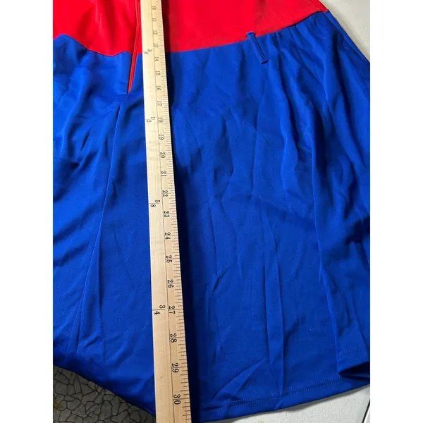 Leg Avenue Comic Book Girl Costume Plus Size 1X/2X Superhero 3 Piece Red Blue - Image 8