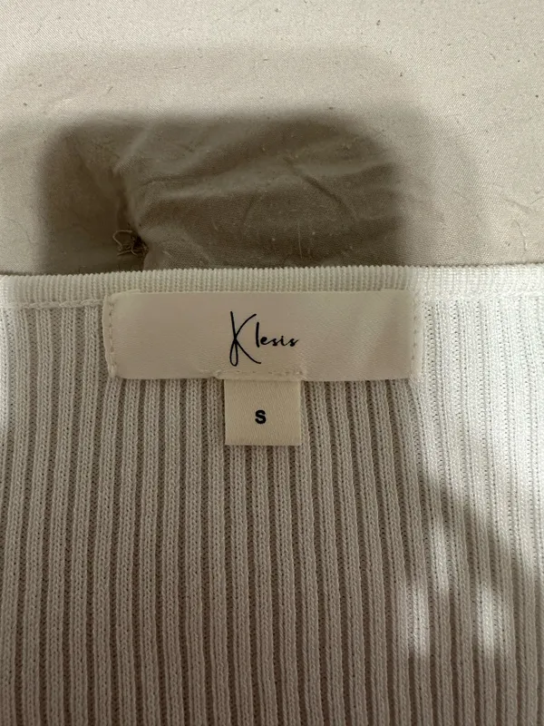 Klaus Long Sleeve Top White - Image 2