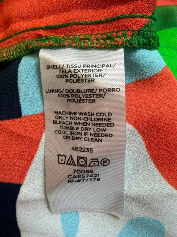 Ann Taylor Fun Colorful Floral Print V-Neck Sleeveless Cami Tank Top Size S - Image 6