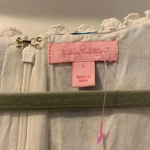 Lilly Pulitzer Brooke Tunic Dress Size Large NWOT Crochet Lace - Image 3