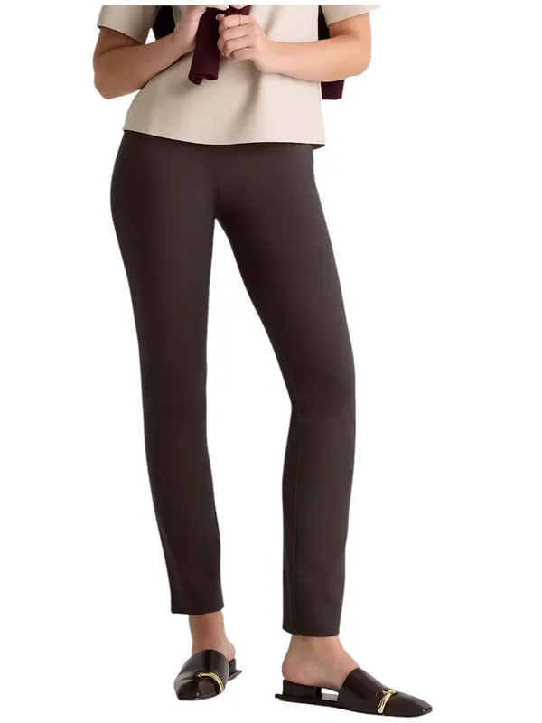NWT - Quince Ultra-Stretch Ponte Straight Leg Pants – Size Large - Image 3