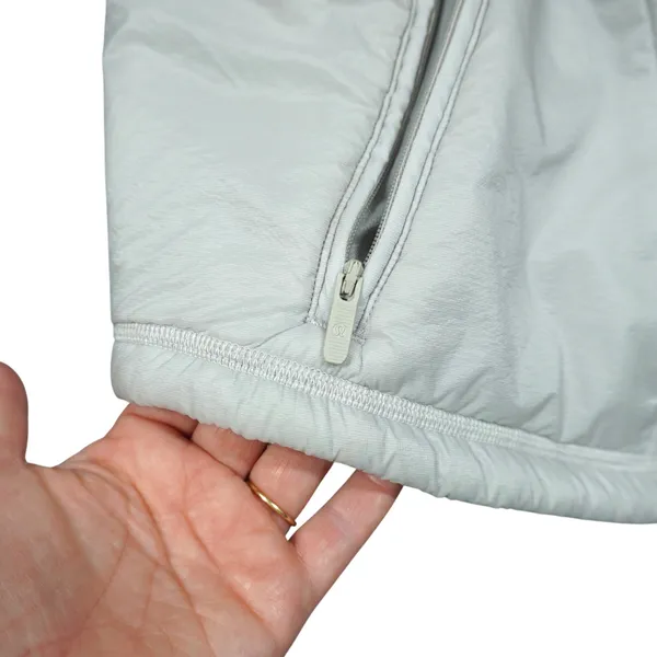 Lululemon Size 4 Wool Blend Sherpa‎ Fleece Go Cozy Jacket Heathered Ceramic - Image 9