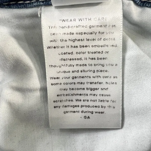 Good American Good Legs Flare Jeans Cashmere Blend Split Back Pocket Size 4 / 27 - Image 6