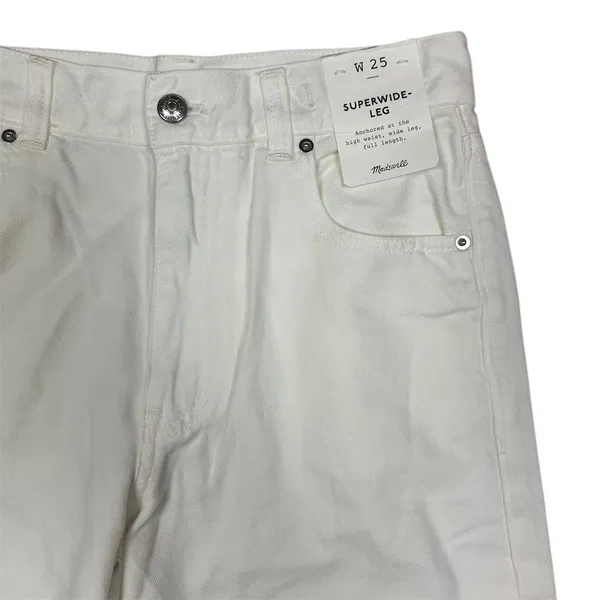 Madewell Women's White Flare & Wide Leg Jeans - Image 5