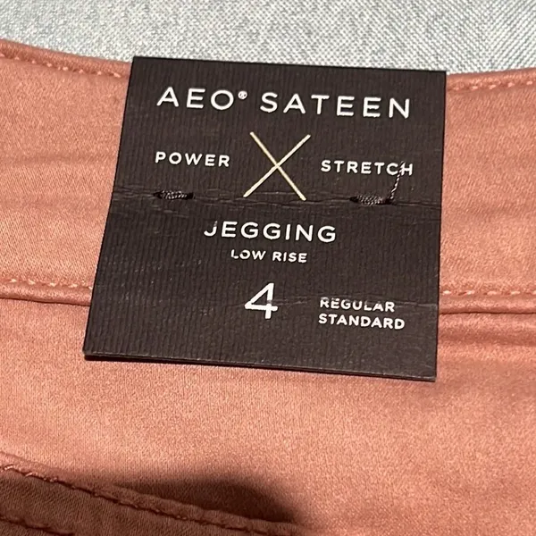 American Eagle Super Stretch low rise Jeggings‎ Sz 4 C21 - Image 8