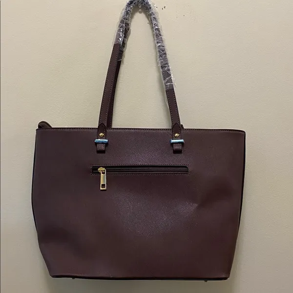LoveVook brown tote shoulder bag - Image 3