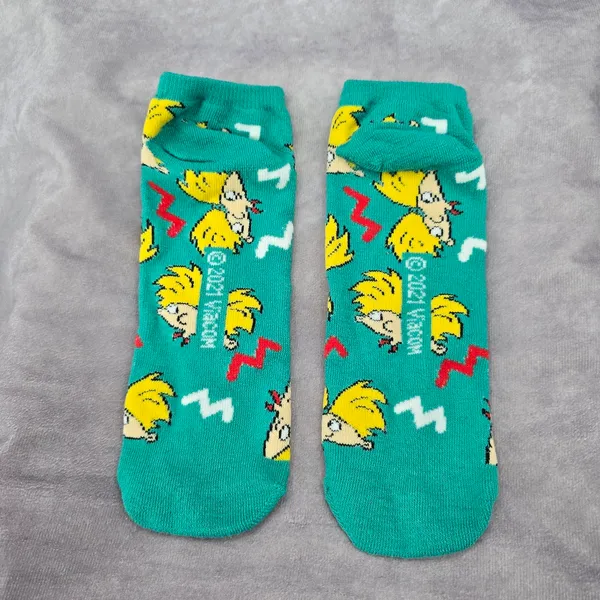 Viacom Green Hey Arnold Green Low Ankle‎ Socks 1 Pair - Image 2