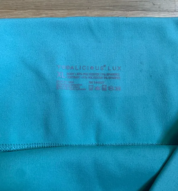 Yogalicious Lux Mint Bike Shorts - Image 2