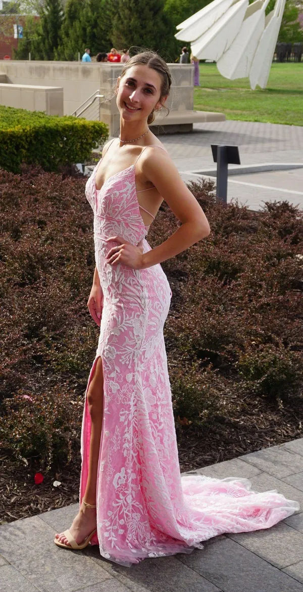 Prom Dress Pink Size 0 - Image 2