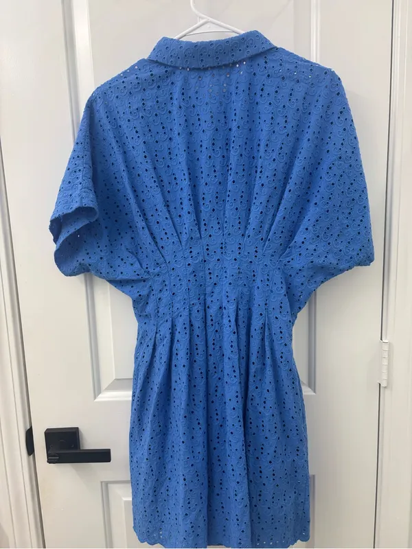 Exquise Tobie Eyelet Mini Shirtdress - Image 7