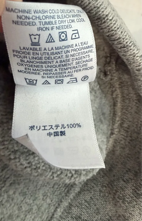 Lands' End Ladies Light Gray Full-Zip Sweater Jacket - Image 8