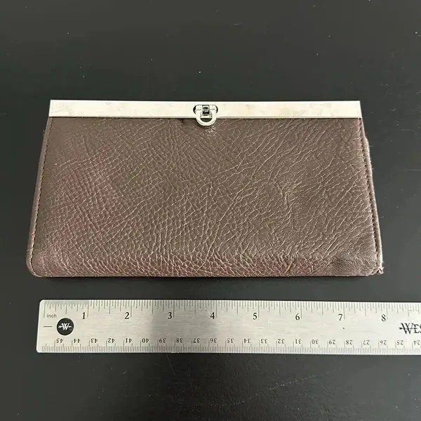 Source Unknown Brown Faux Leather Wallet‎ - Image 2