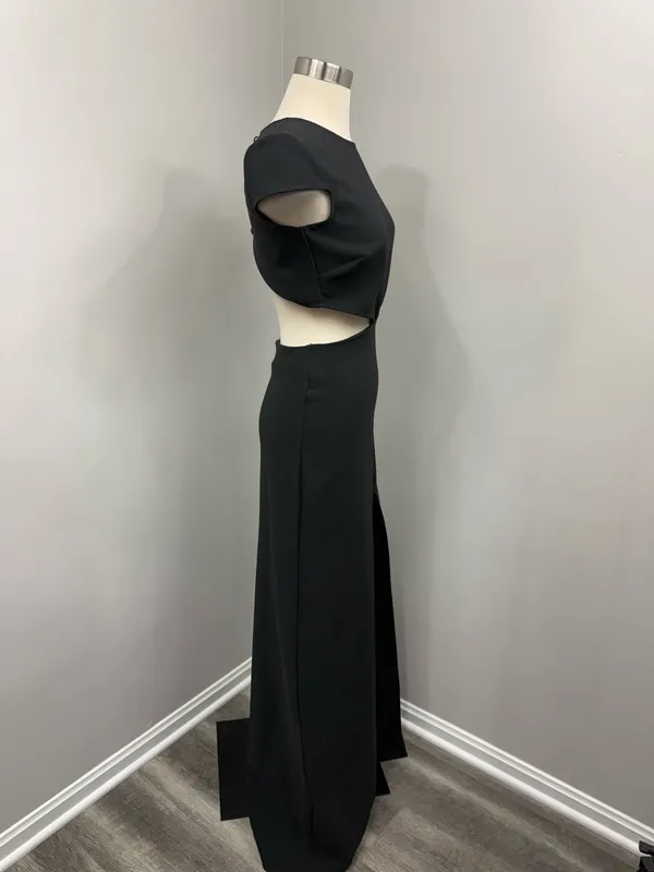 Lulu’s Conversation Black Cutout Maxi Dress  - Image 7