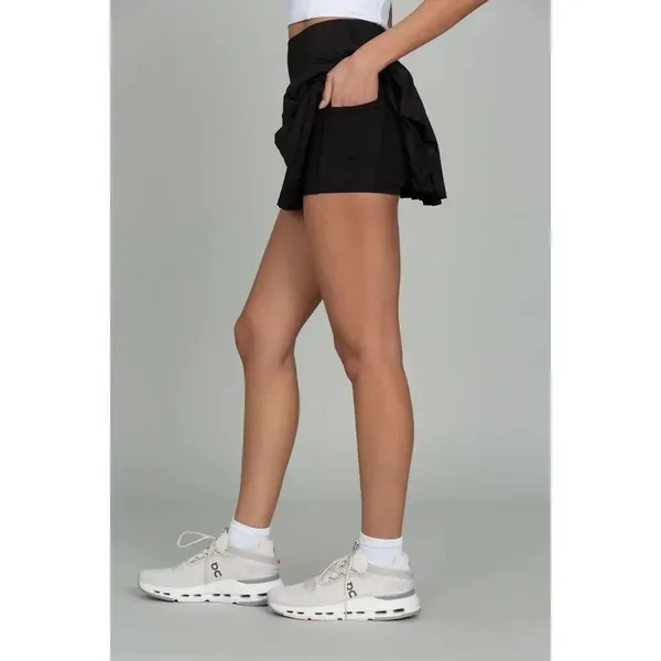 ✨Gold Hinge BLACK PLEATED TENNIS SZ SMALL SKIRT✨ - Image 6