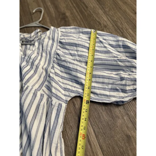 Universal Threads Women's Puff Sleeve Mini Striped‎ Dress Size S - Image 12