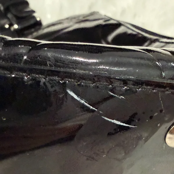 Coach Black Patent Leather Shoulder Bag - Image 5