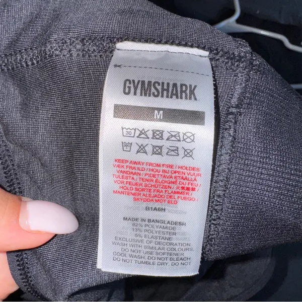 Gymshark Adapt Camo Seamless Sports Bra Black Medium - Image 4