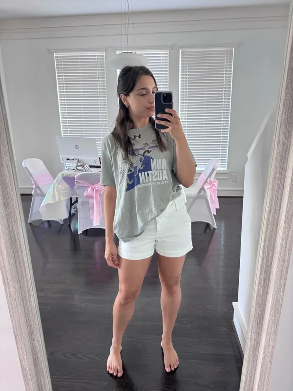 White Loft Shorts - Image 3
