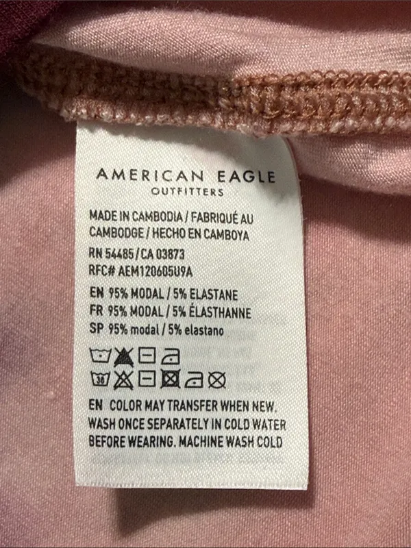 American Eagle soft & sexy size small short sleeve tie dye print t-shirt - Image 5