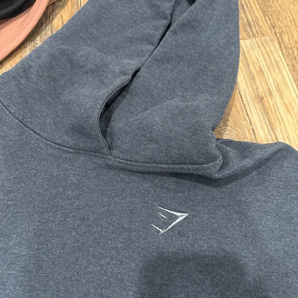 Navy Gymshark hoodie - Image 2
