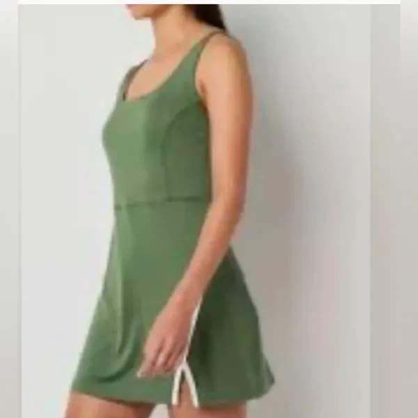 Xersion Size Small Green EverUltra-Lite Womens Sleeveless Tennis Dress. New - Image 6