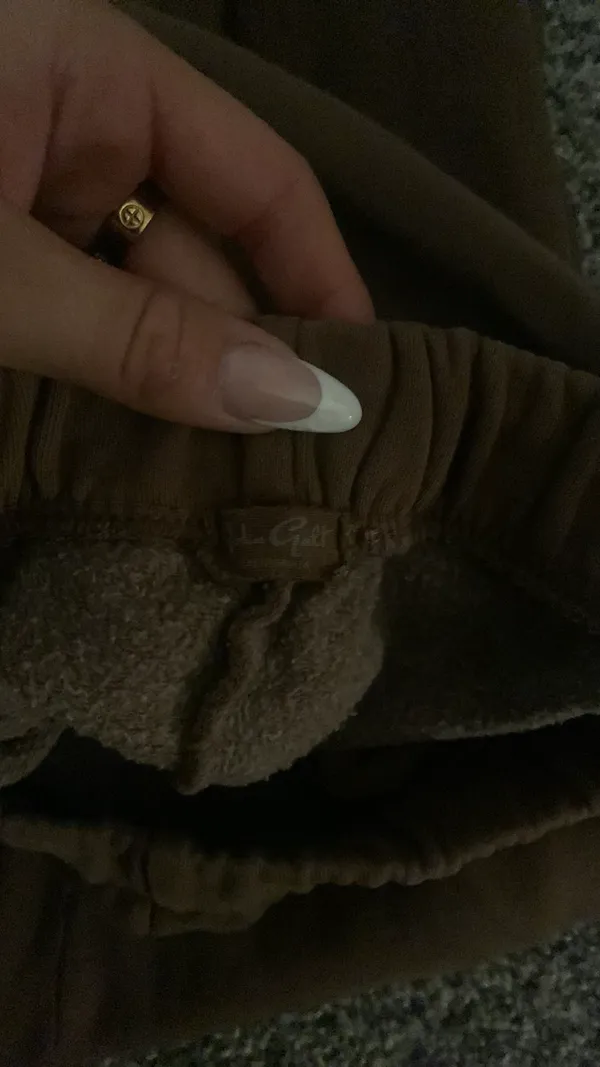 Brown Brandy Melville Sweatpants - Image 3