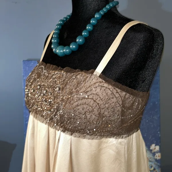 BCBGMAXAZRIA Size 10 Silk Cocktail Dress - Image 4