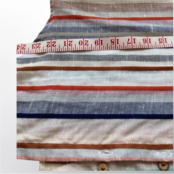 Love Notes Button Down Tie Up Shirt | Size L | Boho Cotton Rayon - Image 7