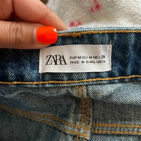 NWOT Zara Jean mini skirt - Image 3
